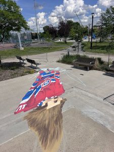 Teinture de Guy Lafleur en 3D sous plusieurs angles - Ravalement Rive Sud et Teinture Héritages