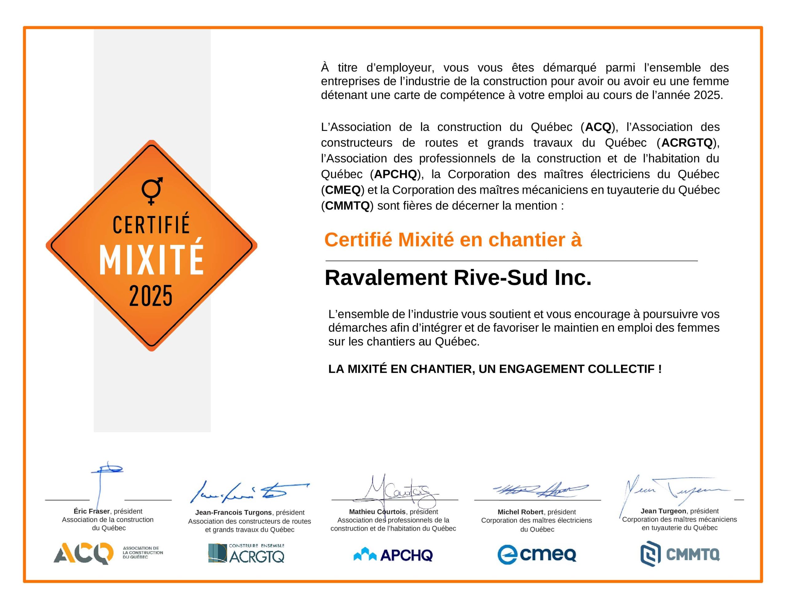 certificat